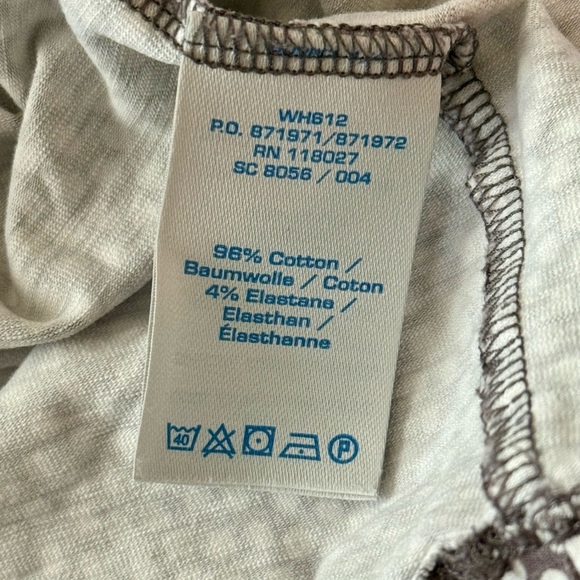 Boden Brown Polka Dot Dress Short Sleeve V-Neck Stretch Jersey Knit Size 6 - Picture 9 of 10